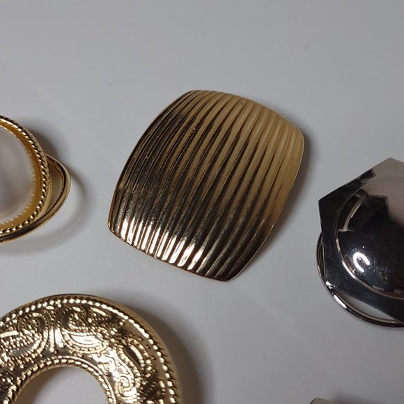 Lot Of 6 Lightweight Metal Scarf Clips - Picture 5 of 16